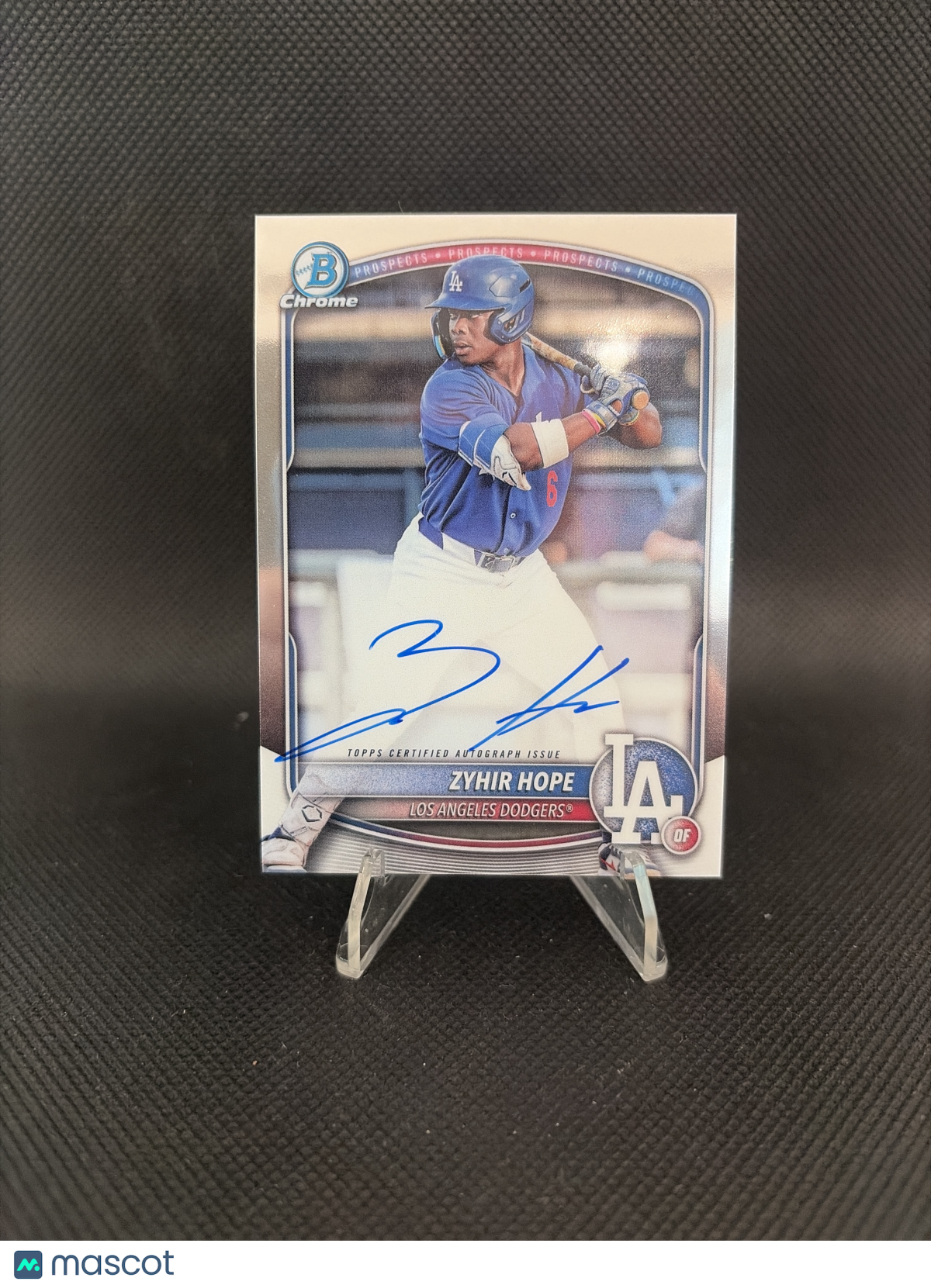 2025 Bowman Chrome Zyhir Hope Base Auto