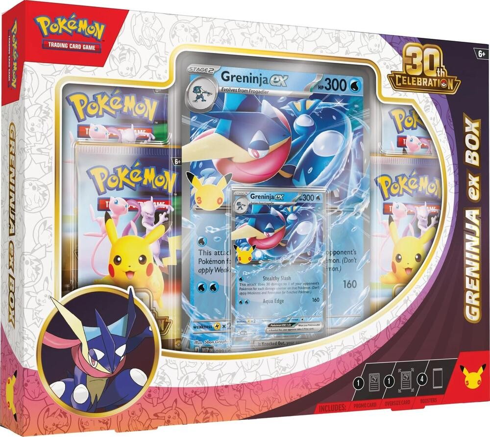 Greninja ex Box - ME: 30th Celebration