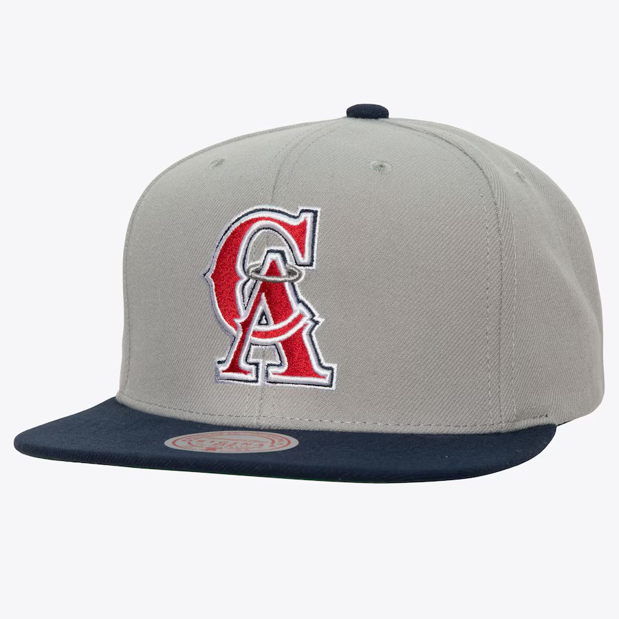 California Angels 1993 Away Mitchell and Ness Cooperstown Snapback Hat