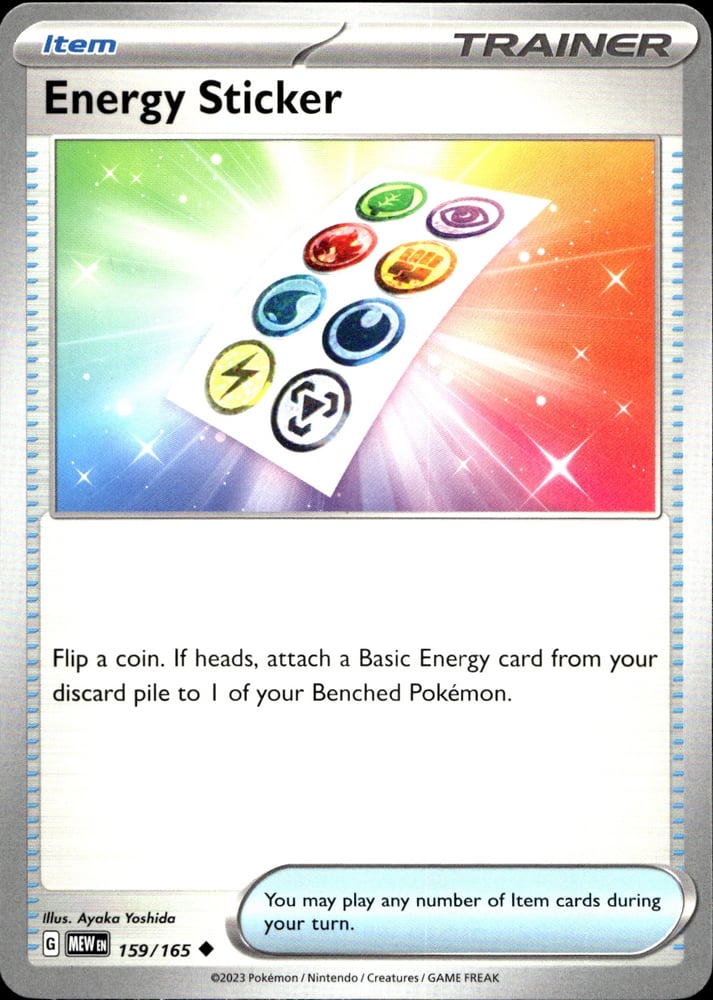 Energy Sticker - SV03.5 159/165