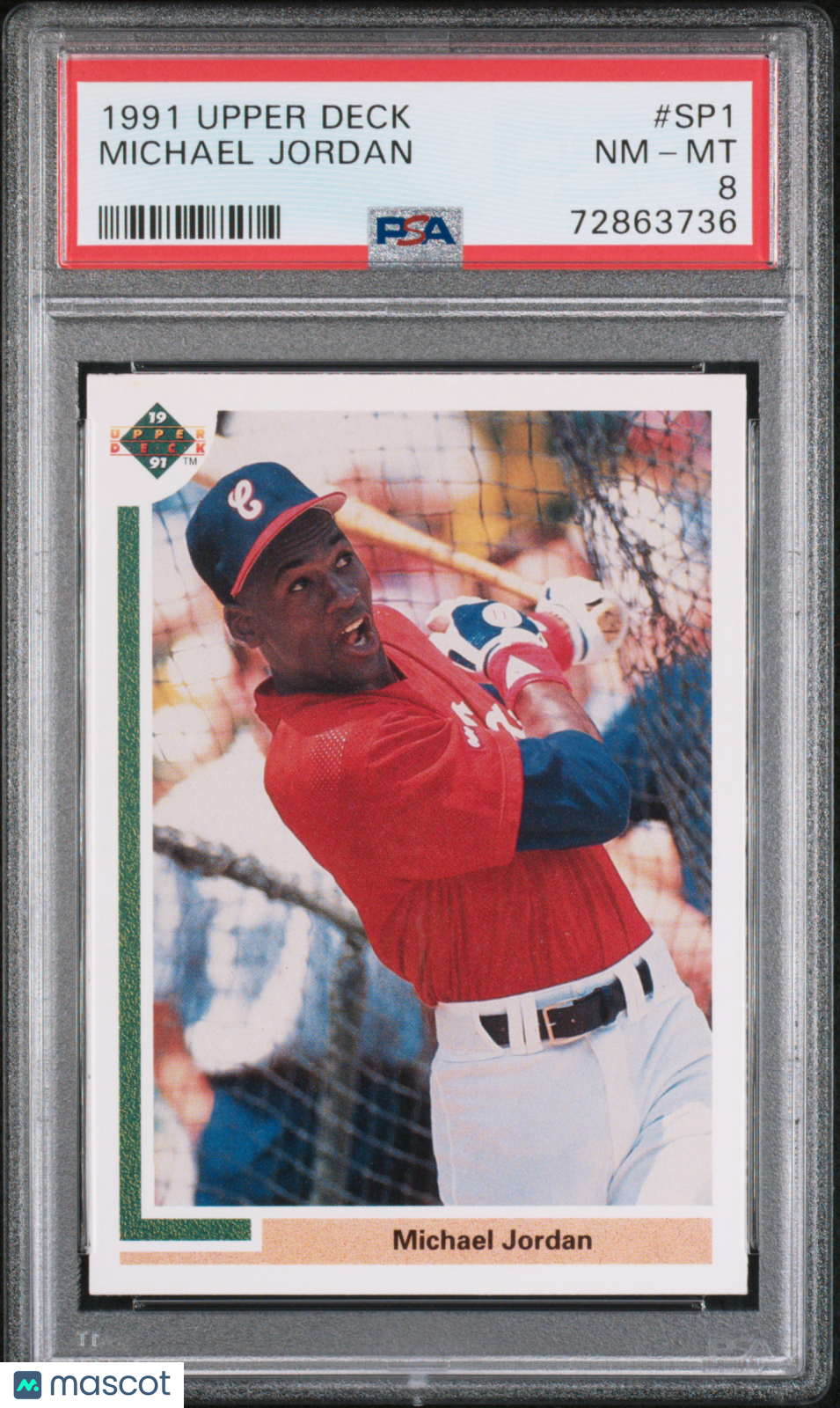 1991 Upper Deck Michael Jordan PSA 8