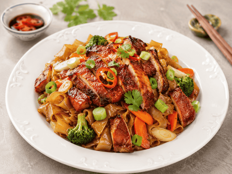 Bbq Chicken Stir Fry Noodles - Take Away