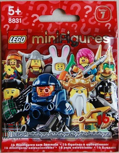 col07-3 Bunny Suit Guy, Series 7 (Complete Set with Stand and Accessories)