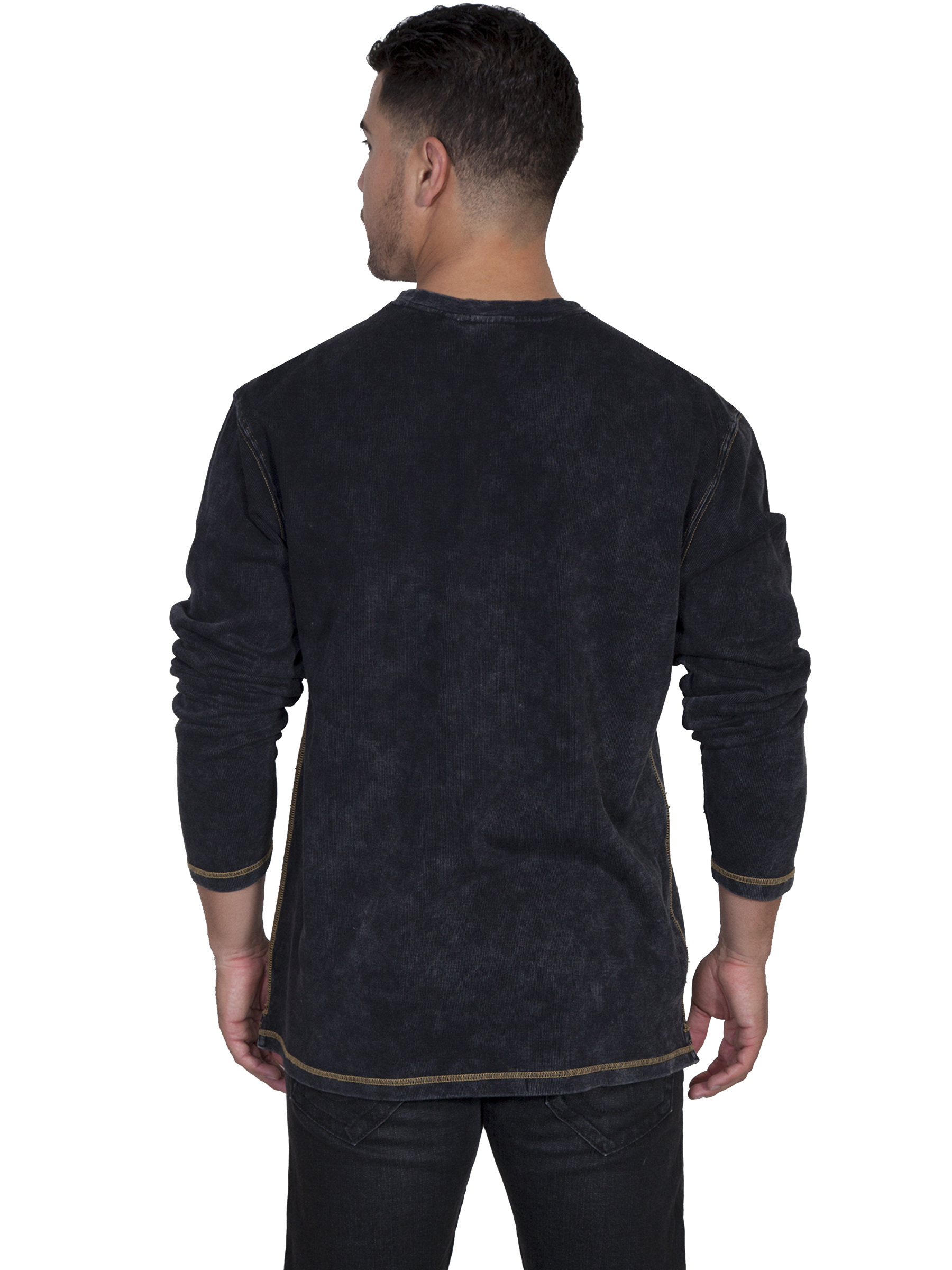 Beefy Cotton Ribbed Knit Shirt