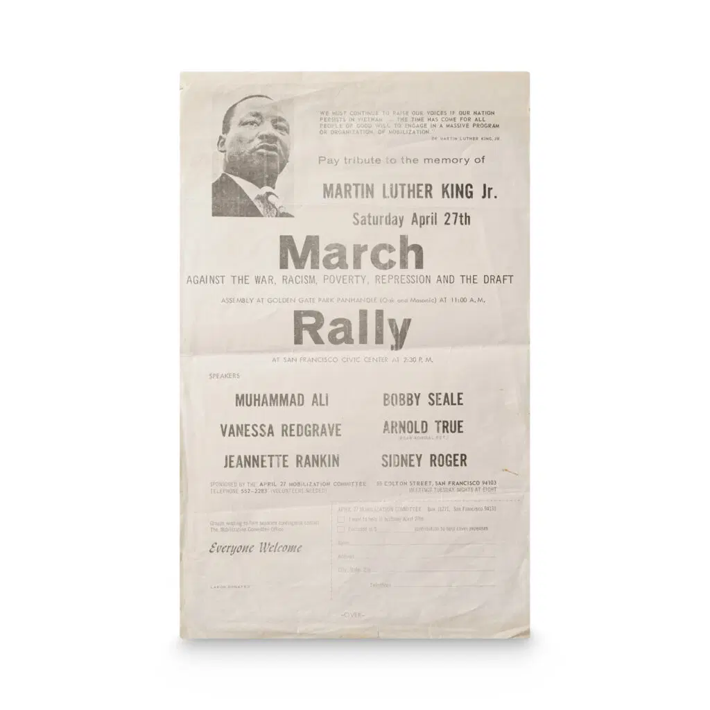 March / Rally -- 1968 [Counterculture Ephemera]