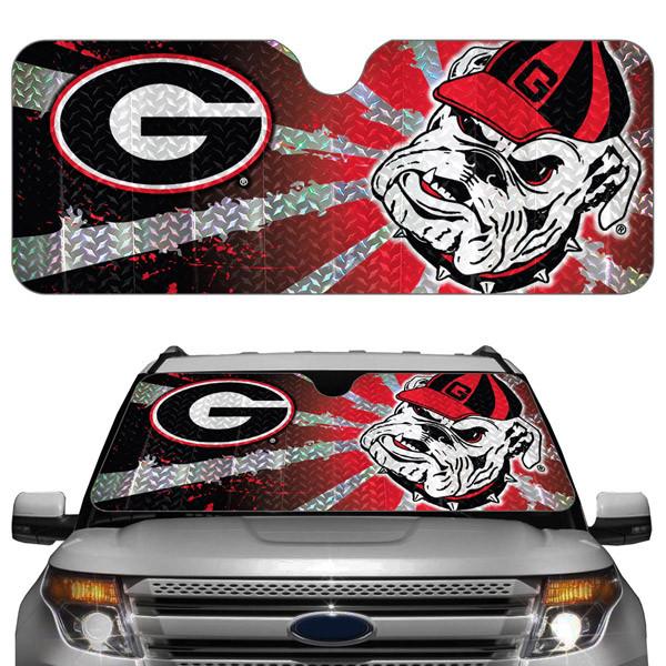 Georgia Bulldogs Auto Sun Shade