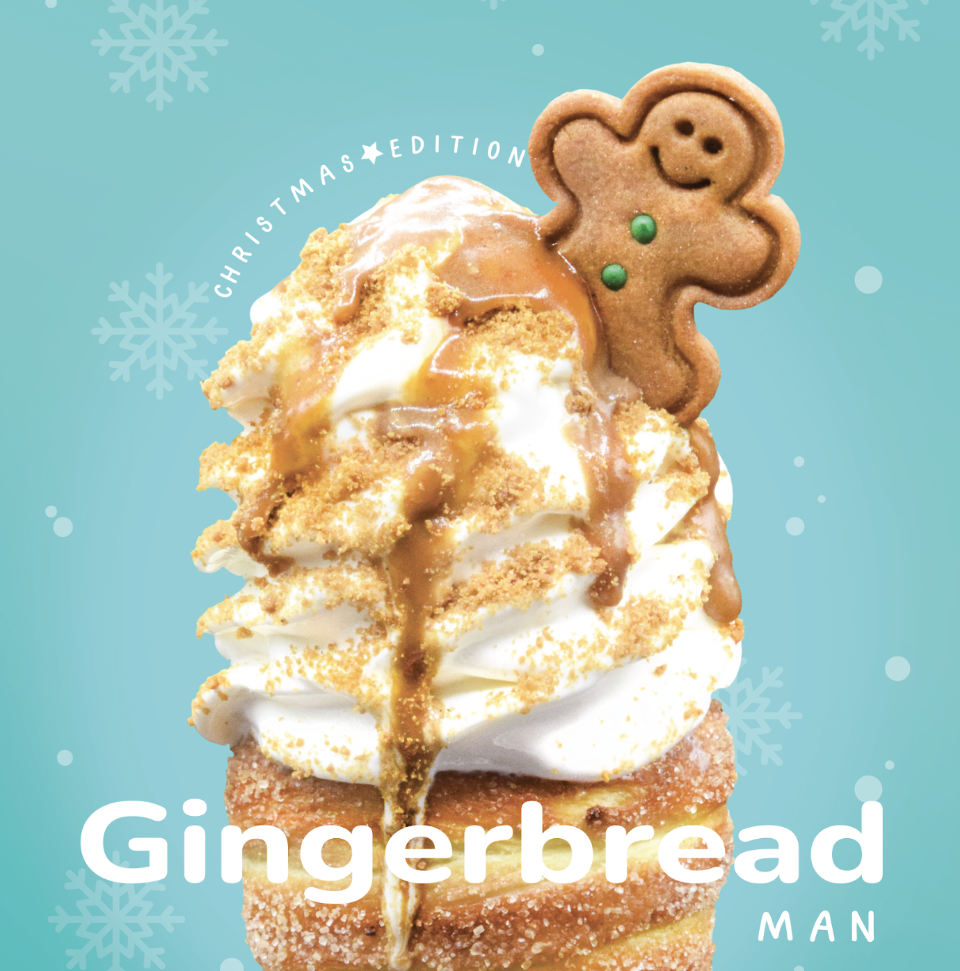 Gingerbread Man Cone