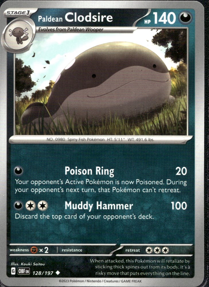 Paldean Clodsire - SV03 128/197