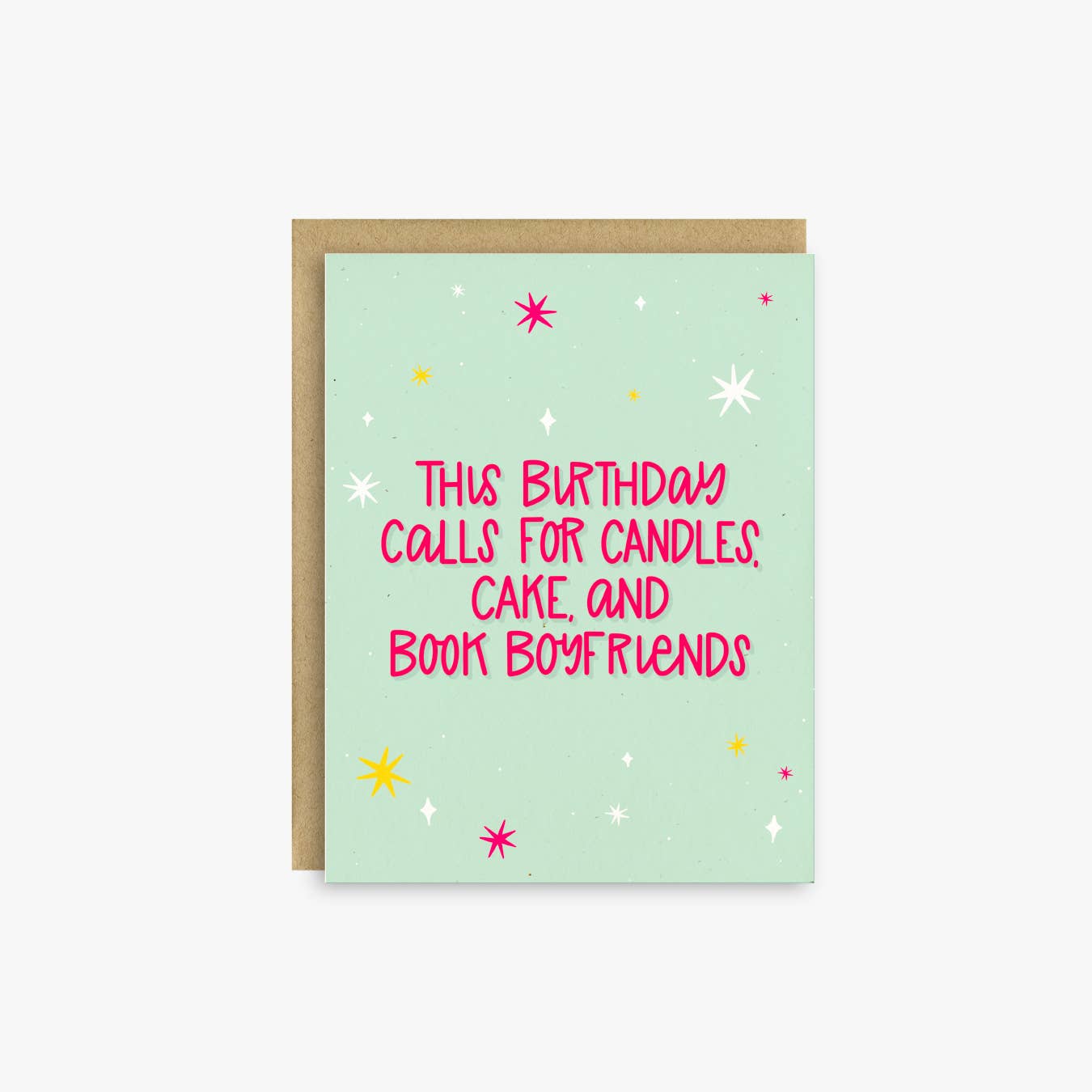 Candles, Cake & Book Boyfriends Birthday Card