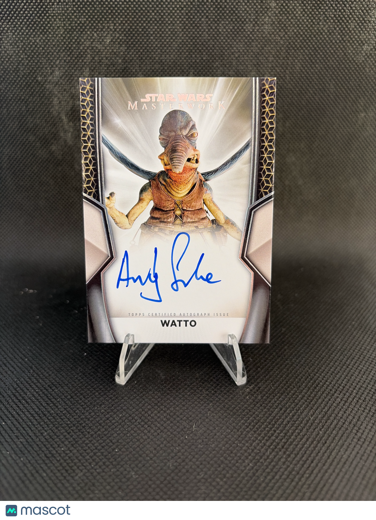 2025 Topps Star Wars Masterwork Andy Secombe (Watto) Autograph