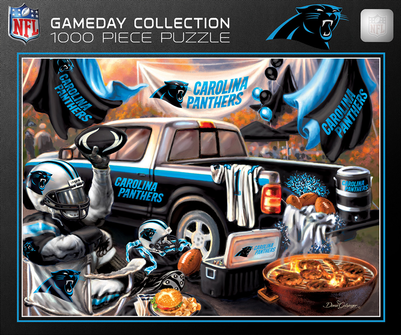 Carolina Panthers 1000 Piece Gameday Design Puzzle