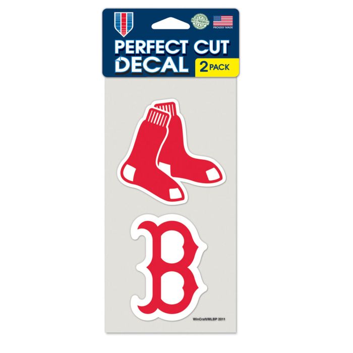 Boston Red Sox Perfect Cut Decals 2 pack