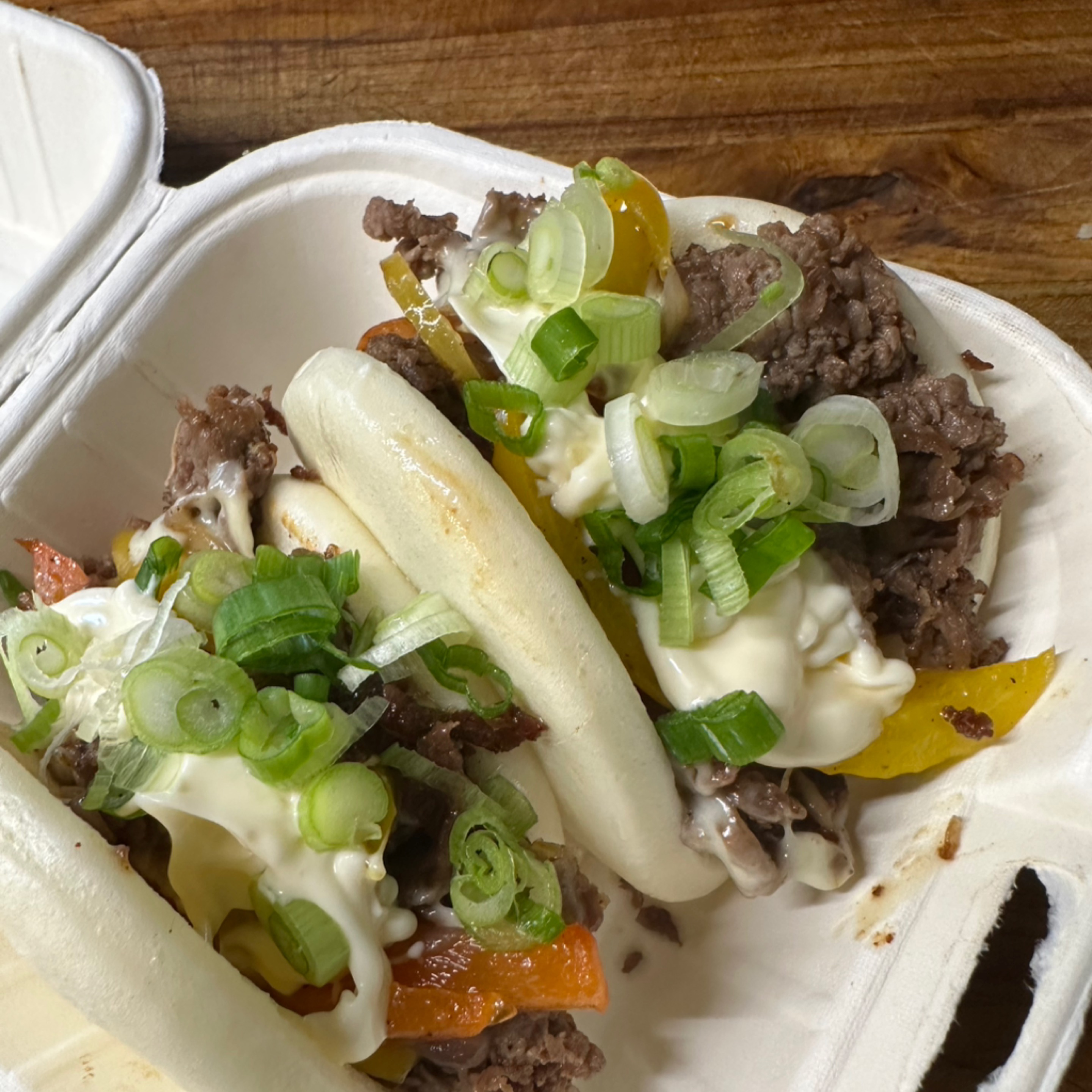 7. Italian beef bao bun x2