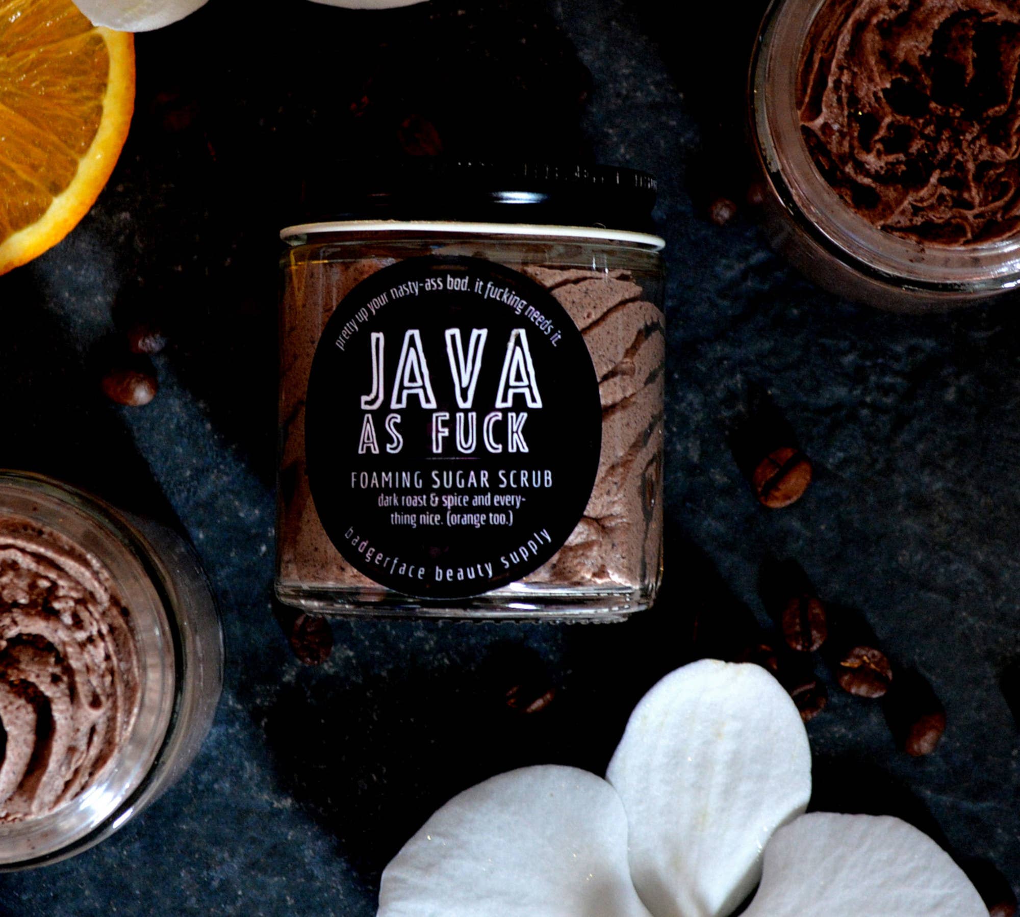 Badgerface Beauty - Java as Fuck Scrub