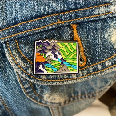 Colorado State Enamel Pin