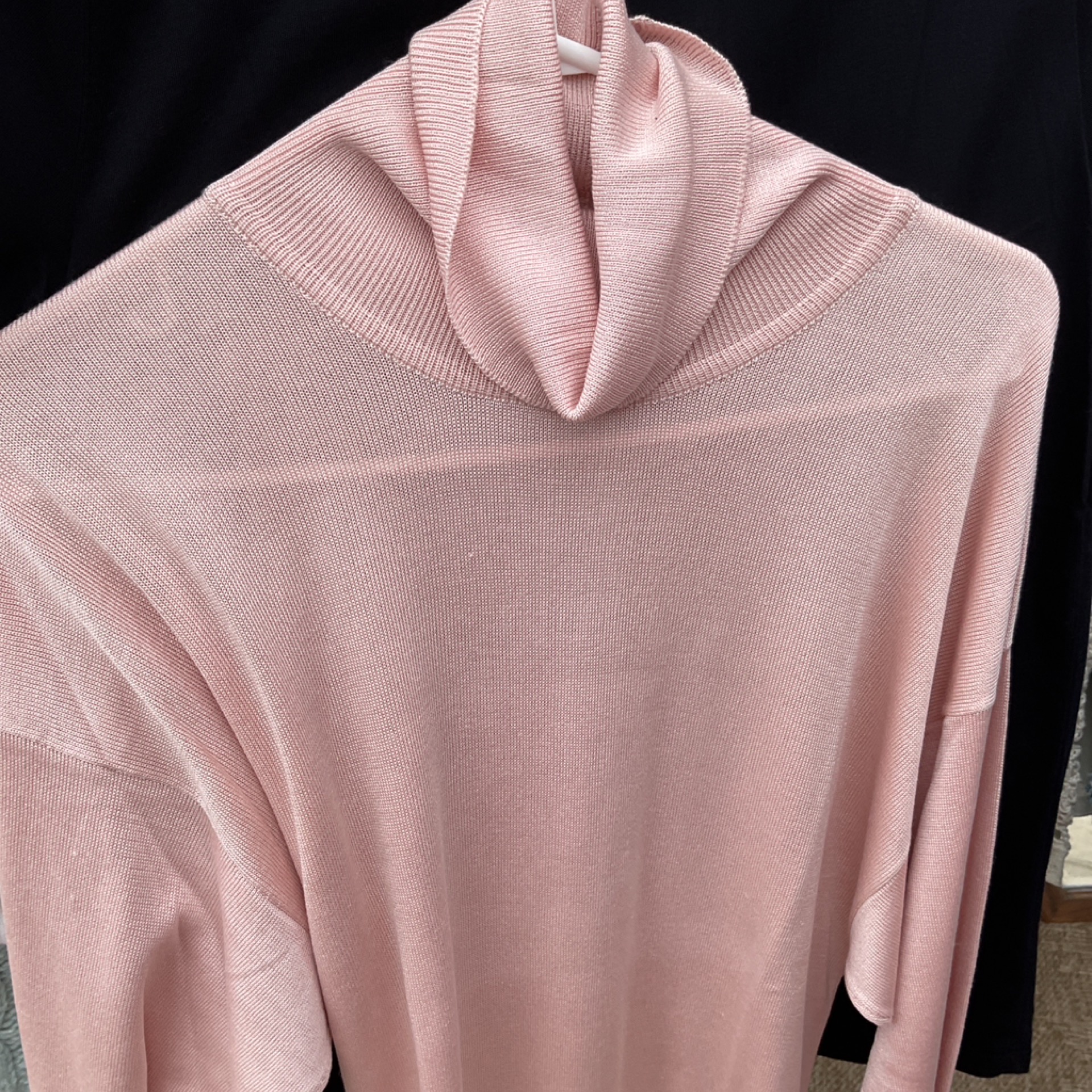Pink Turtleneck Sweater
