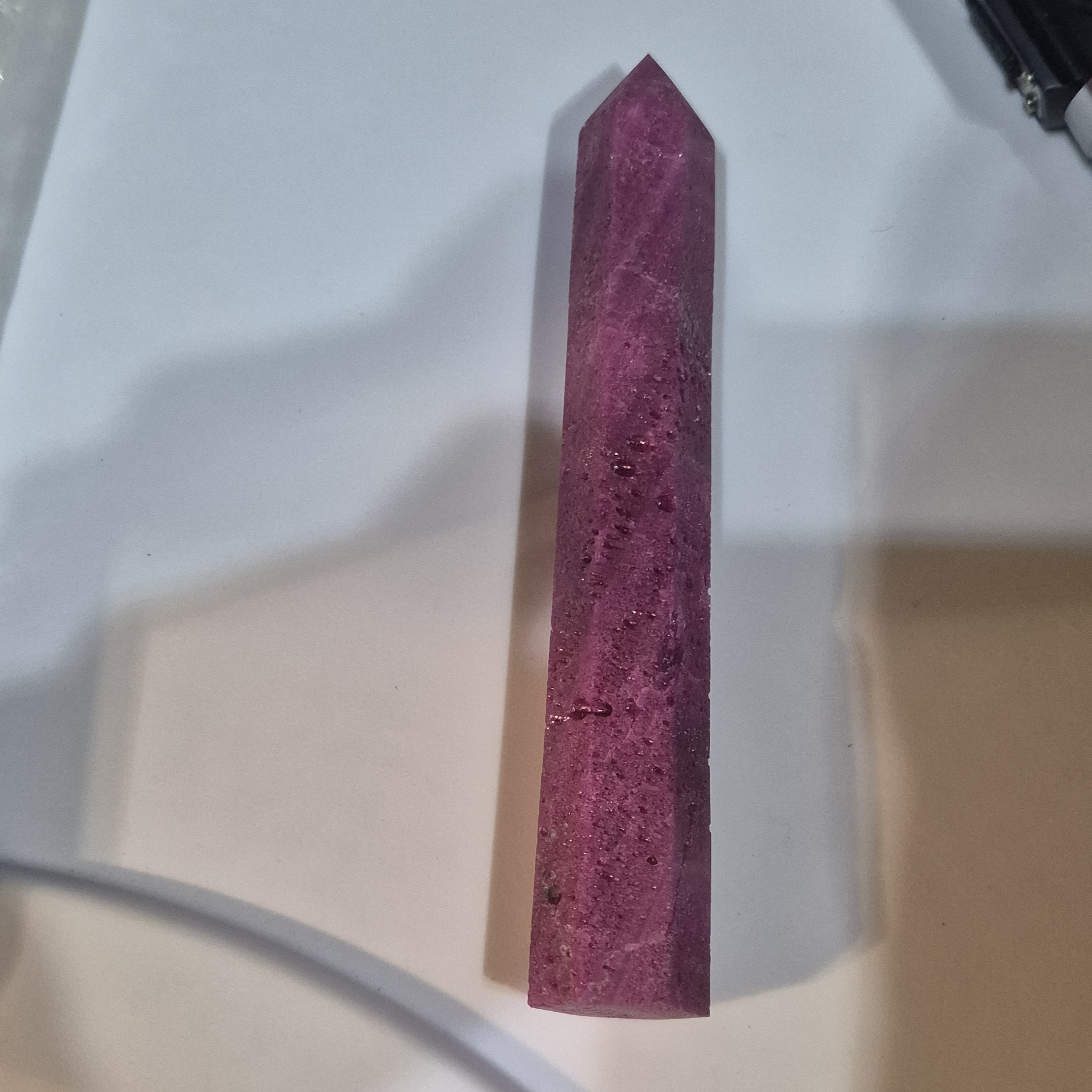 UV Man Made Ruby Point