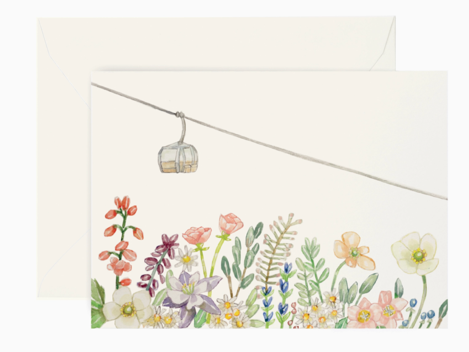 Wildflower Gondola Notecard Boxed Set of 8