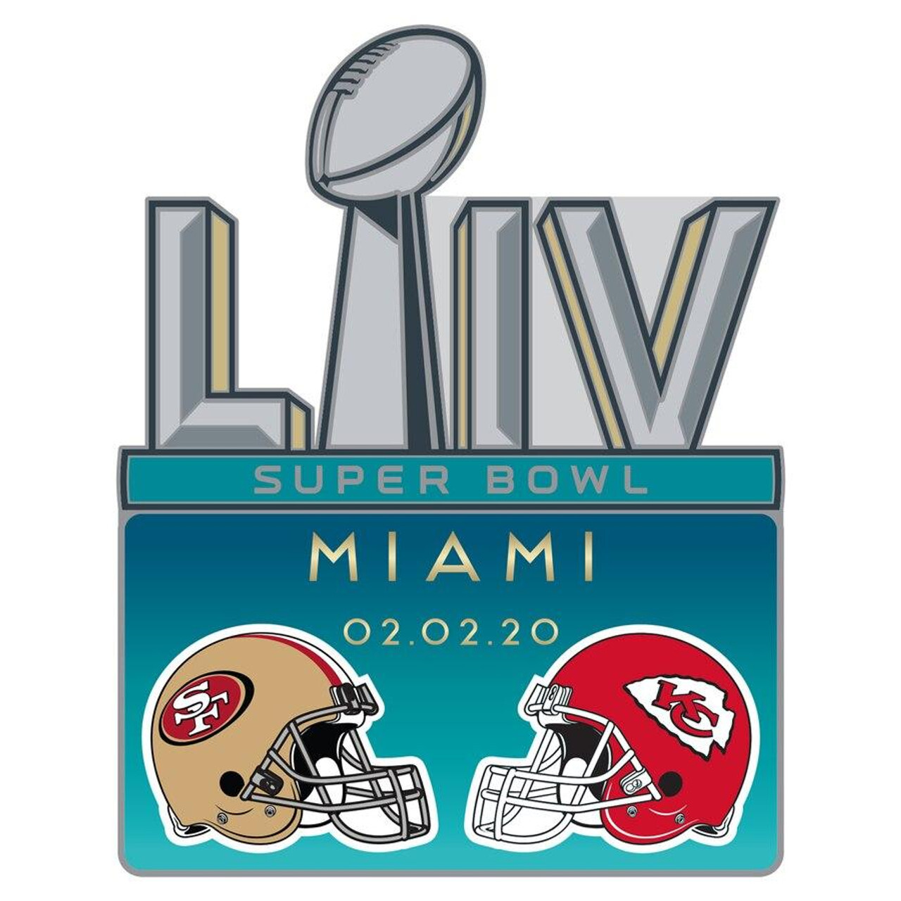 Kansas City Chiefs Vs 49ers Super Bowl LIV Pin