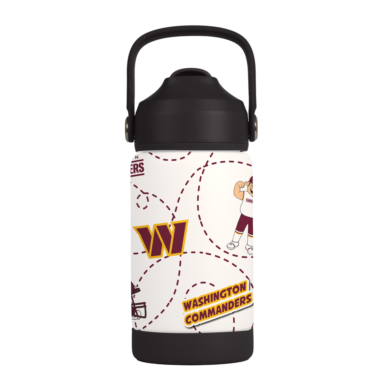 Washington Commanders Kids Stainless Steel Mascot Bottle 12oz