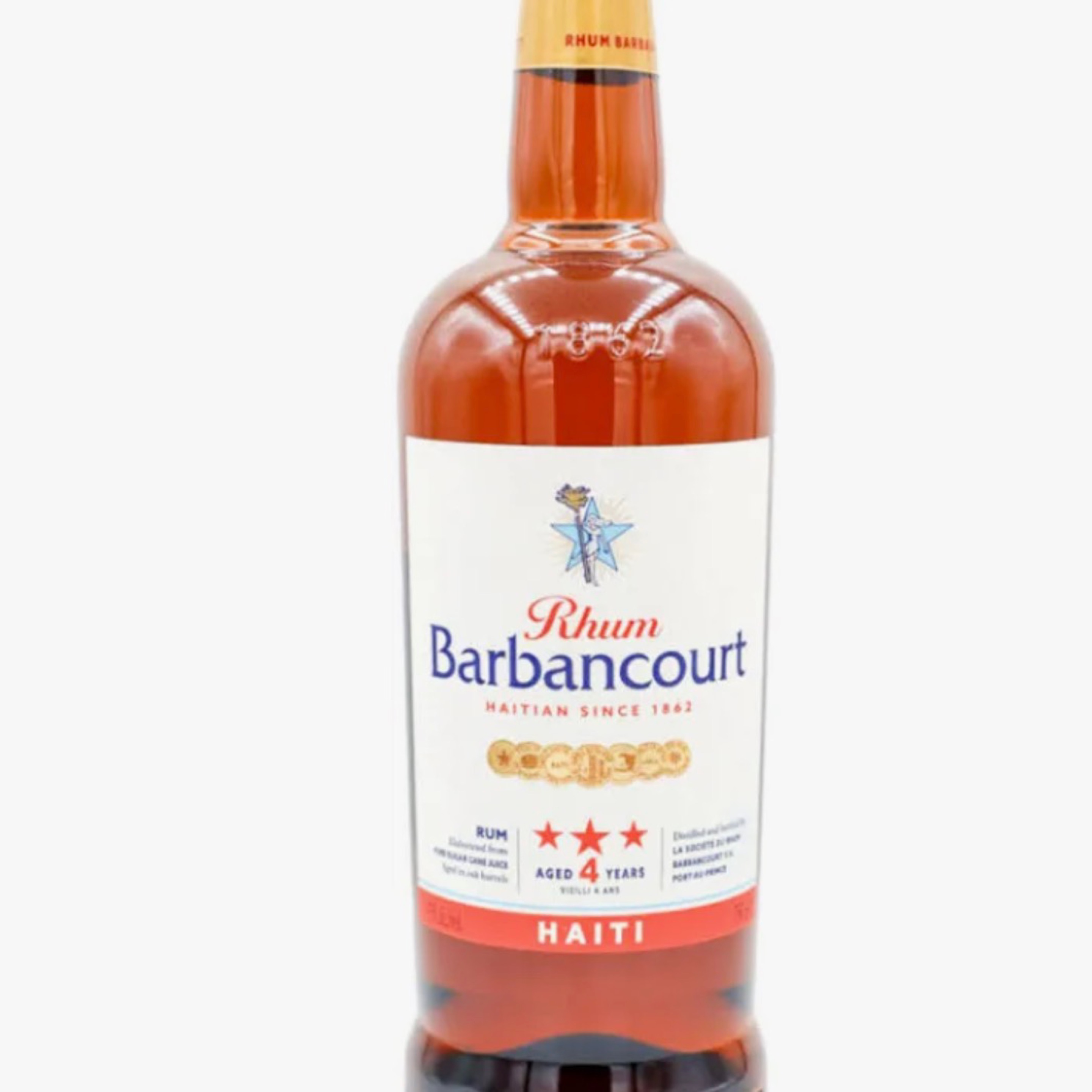Rum Barbancourt 3 Stars Bottle