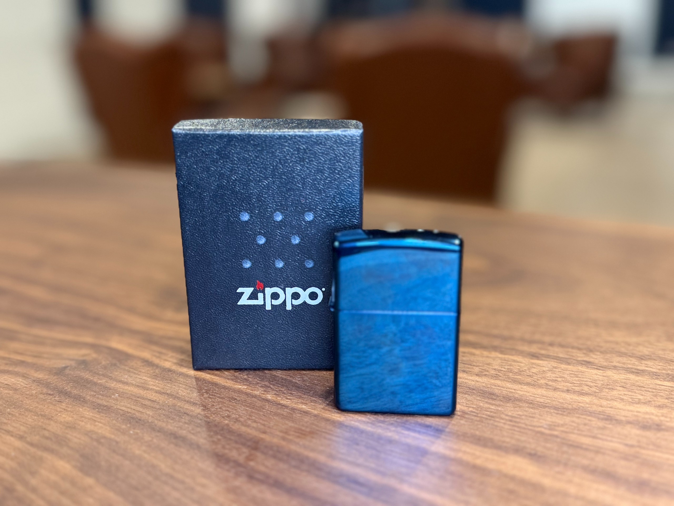 Zippo - 20446 Reg High Polish Blue