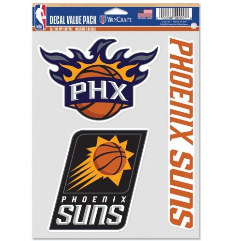 Phoenix Suns Multi Use 3 Pack Fan Decals