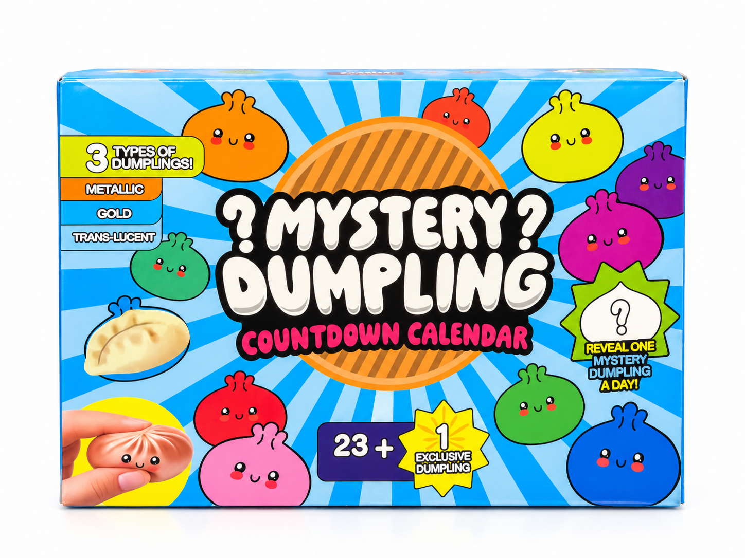 Mystery Dumpling 24-Day Countdown Calendar – 23 Mystery Dumplings + 1 Exclusive Dumpling