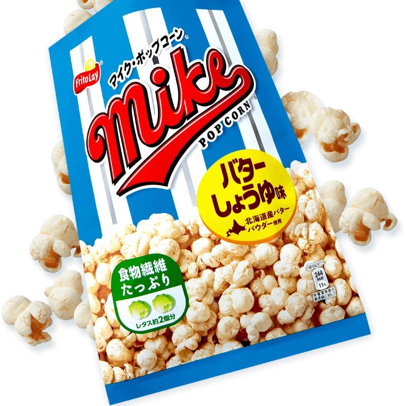 Frito Lay Japan Mike Butter Soy Sauce Popcorn 50g 12 Pack