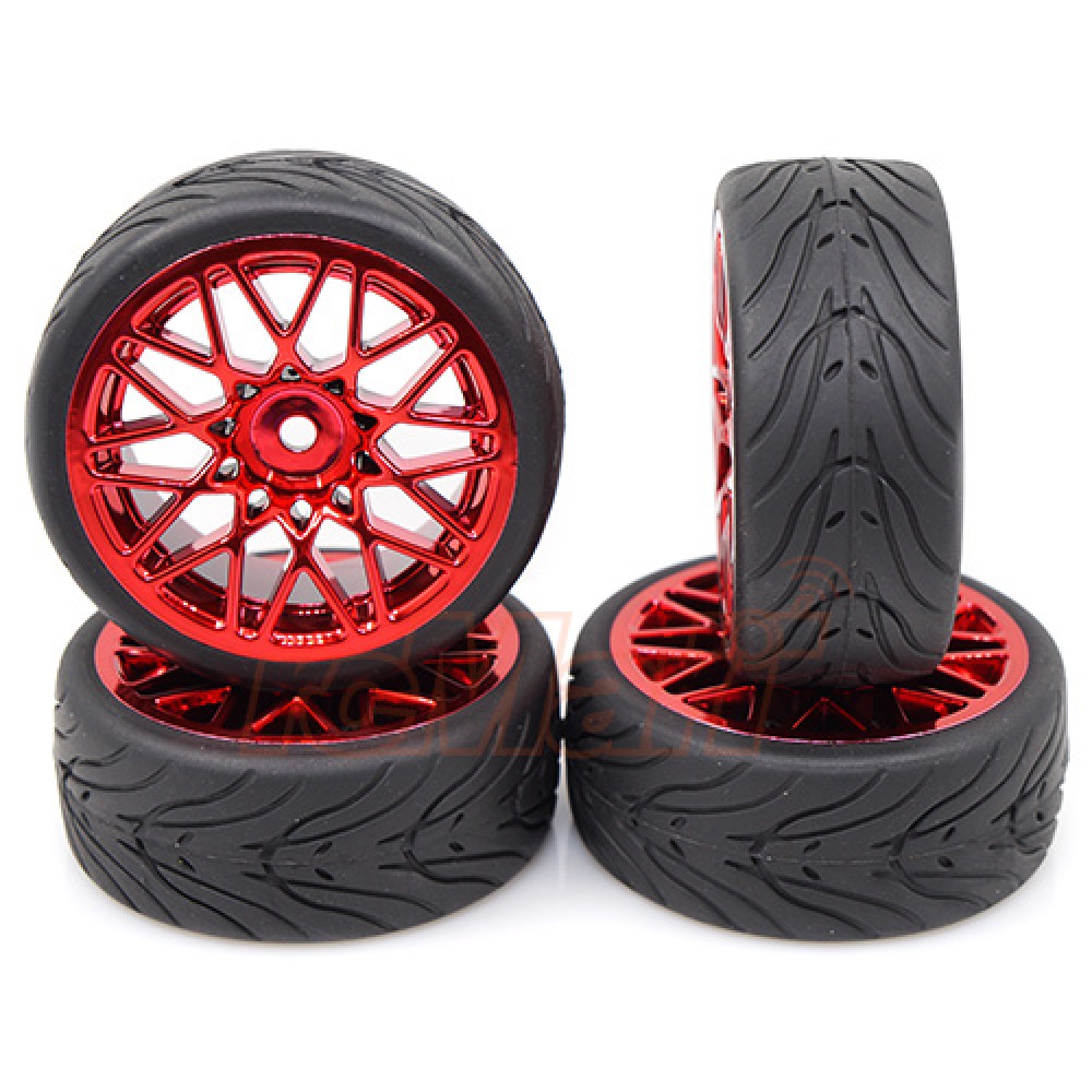 Spec T LS Wheel Offset 3 Red W/ Tire