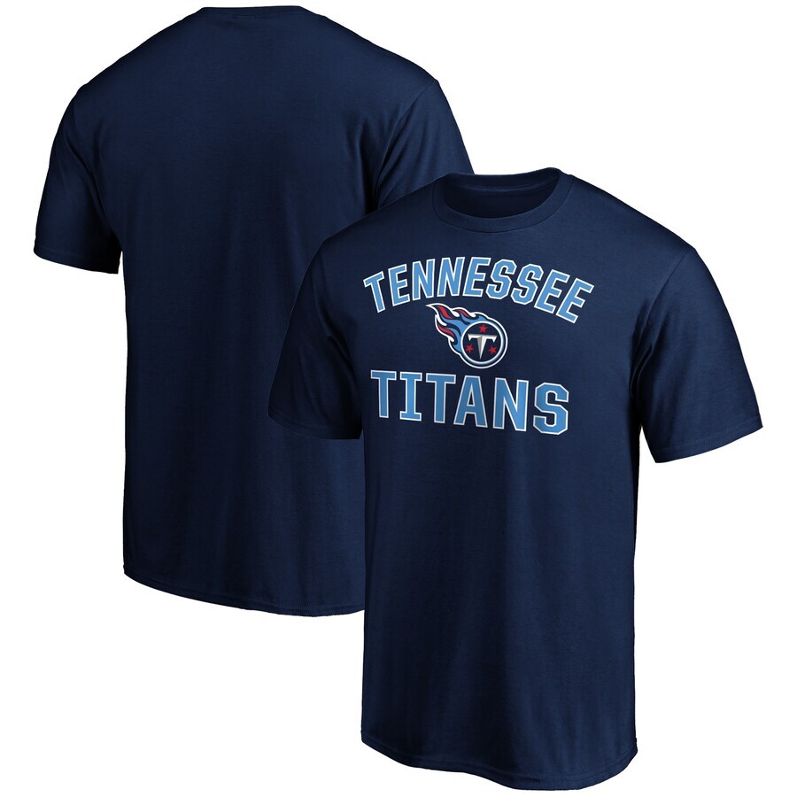 Tennessee Titans Navy Heart and Soul Shirt
