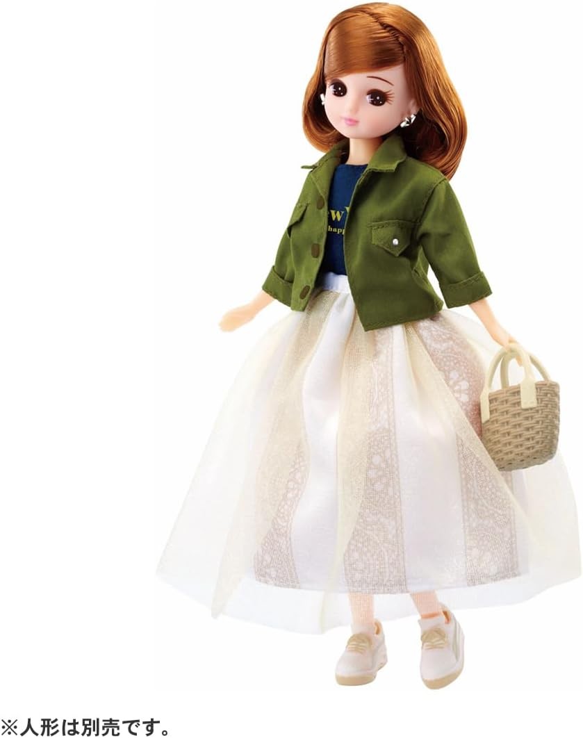 タカラトミー リカちゃん ドレス LW-19 シーサイドカーキ リカちゃん人形 洋服 服 靴 着せ替え おしゃれ遊び おままごと おもちゃ 3歳以上 サムネイル3