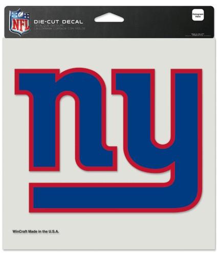 New York Giants Perfect Cut Decal 8x8"