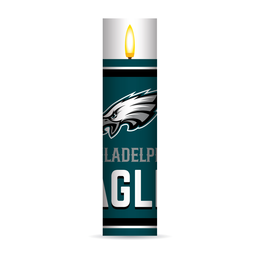 Philadelphia Eagles Electronic Candle