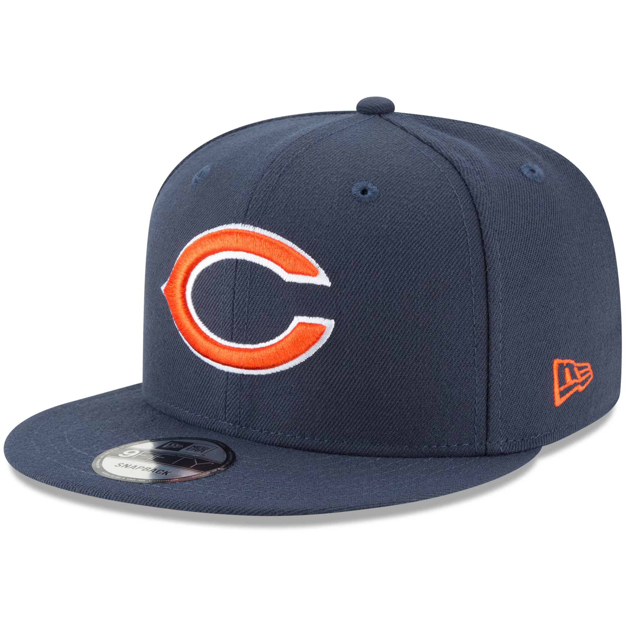 Chicago Bears Navy Blue New Era 9FIFTY Snapback Hat