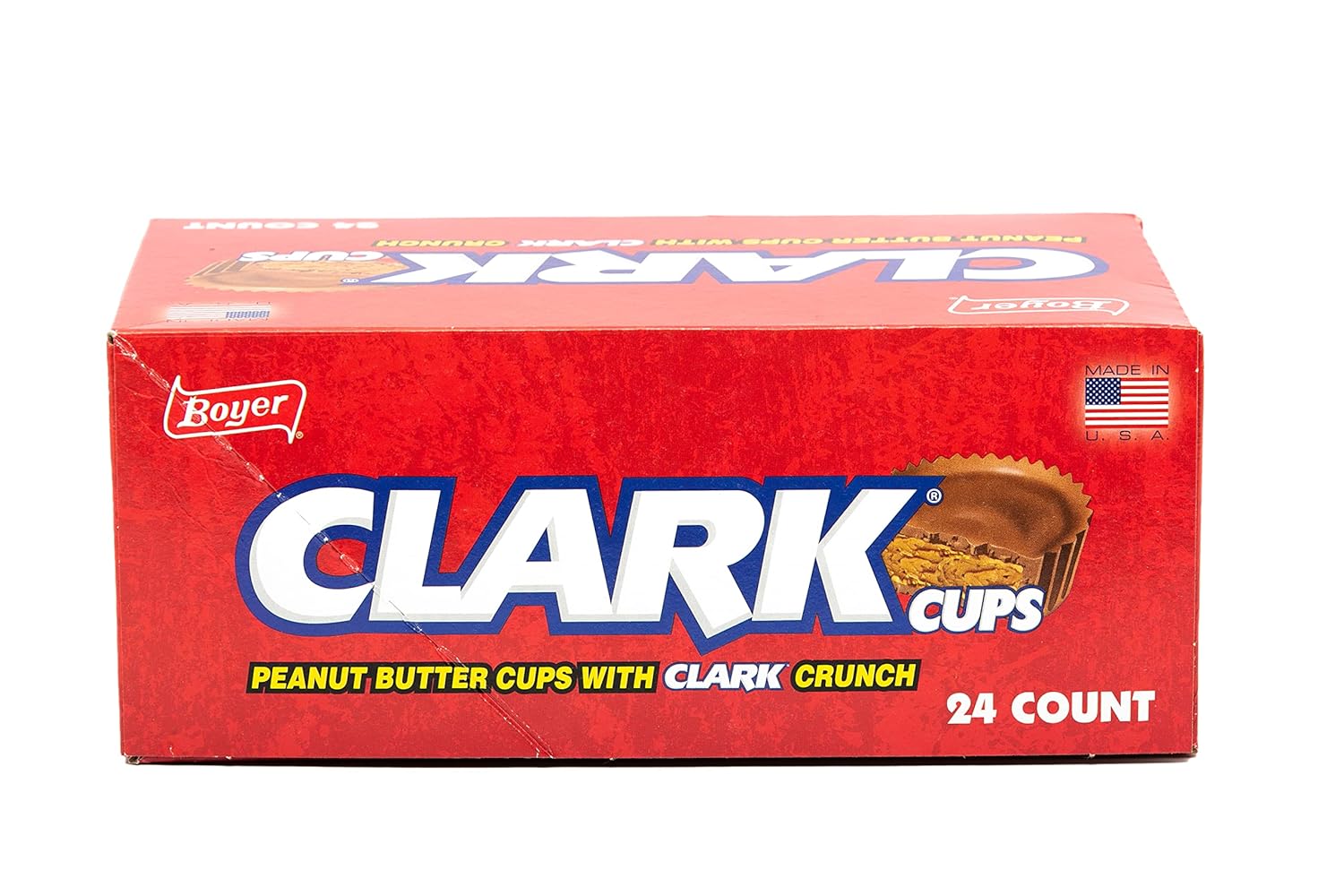 Boyer Clark Cups Peanut Butter Cup with Clark Crunch 24 ct