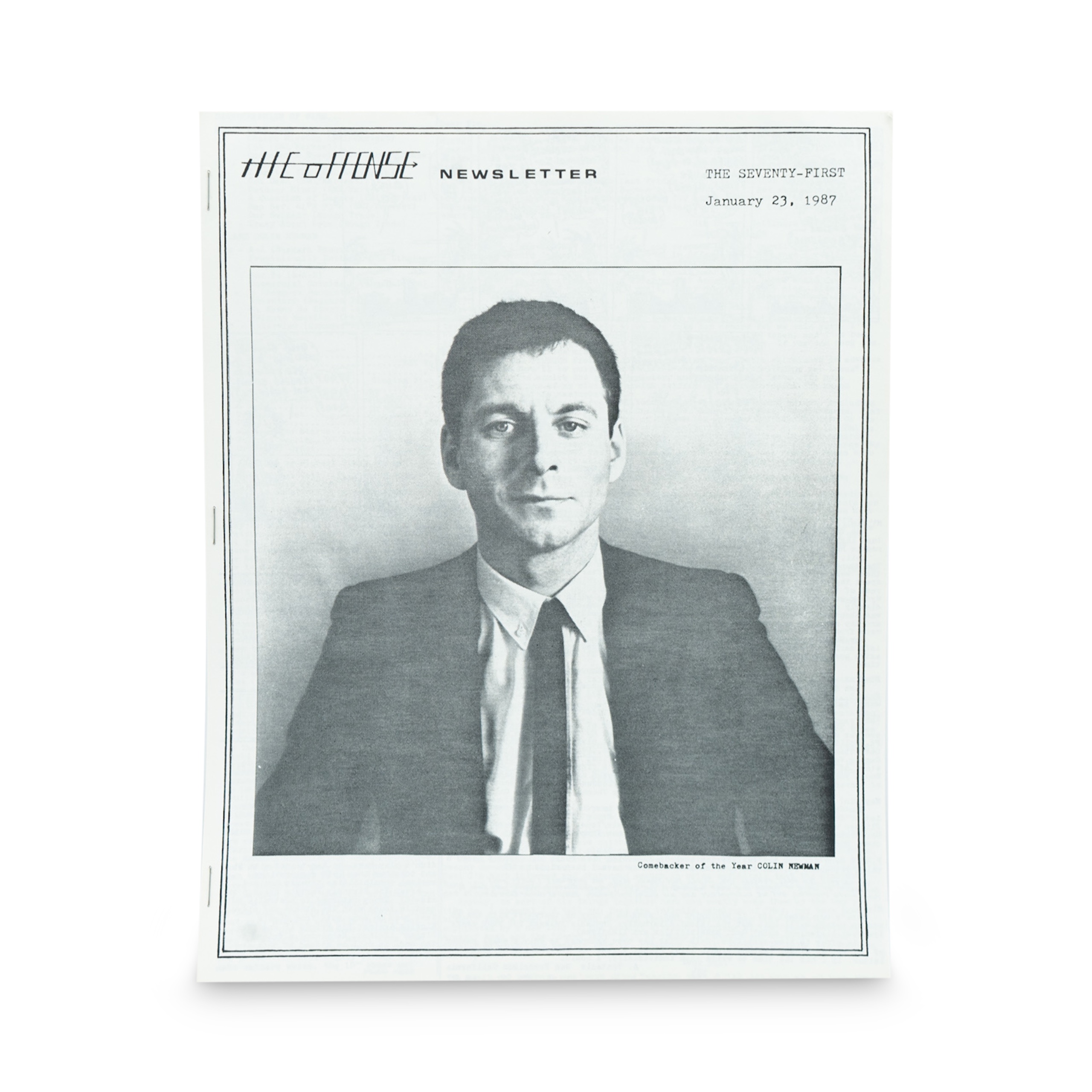 The Offense -- Issue #71 [Miscellaneous Magazine]