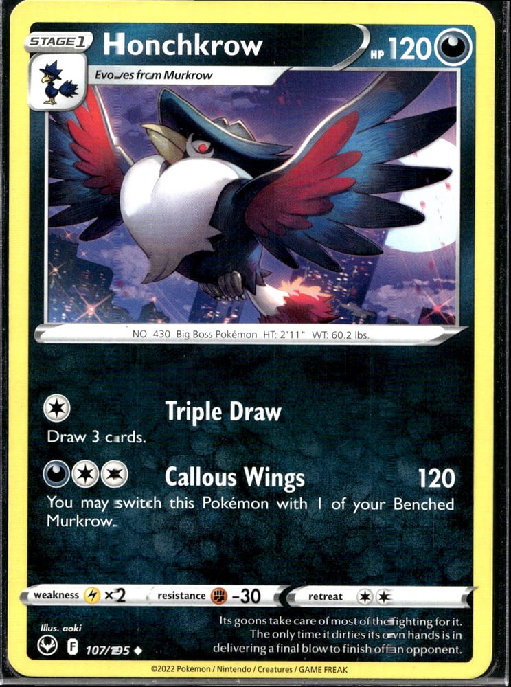 Honchkrow - SWSH12 107/195