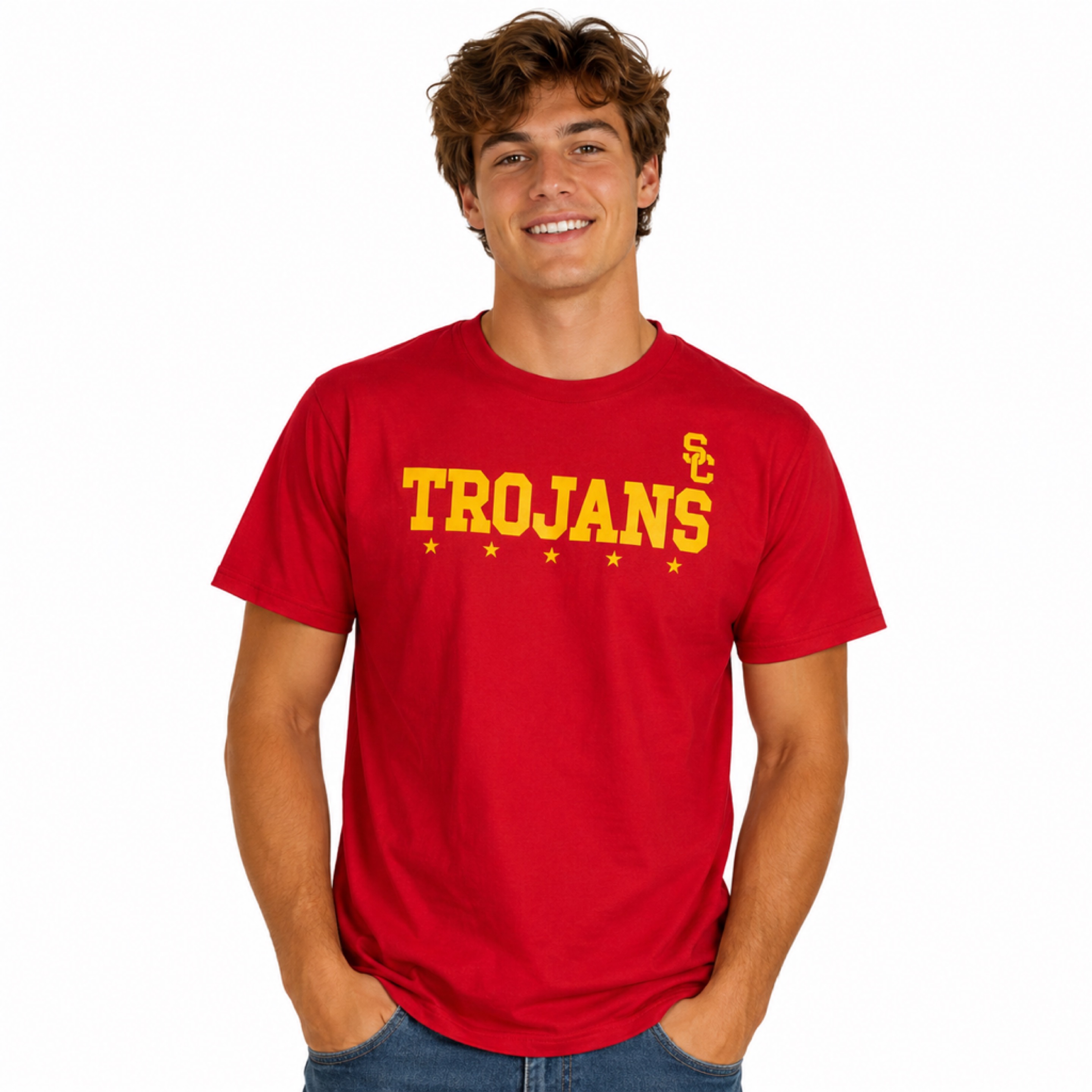 USC Trojans Red Team Stamp Shirt