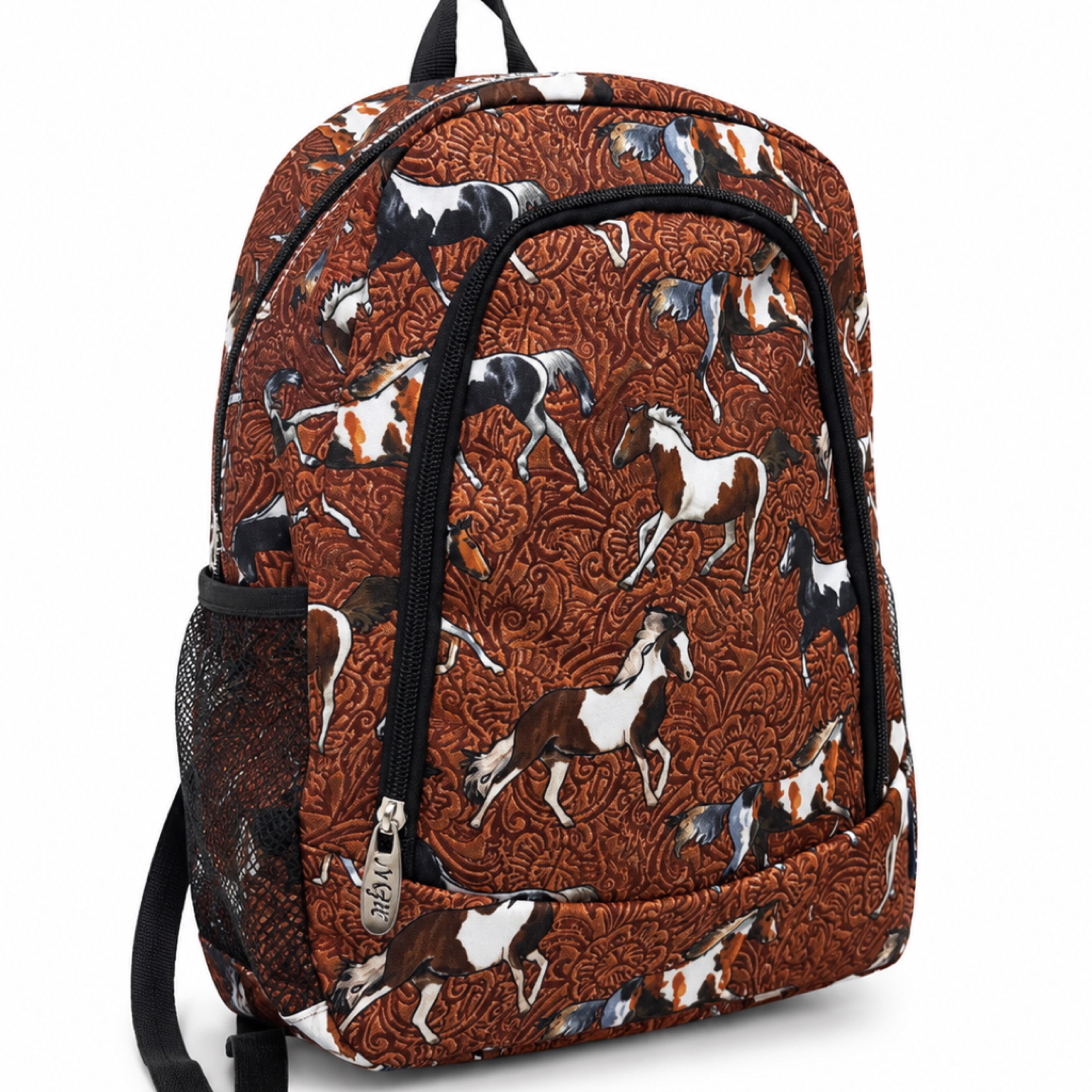 Western Horse Print Mini Backpack