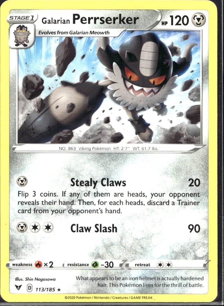 Galarian Perrserker - SWSH4 113/185