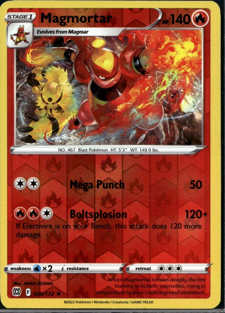 Magmortar - SWSH9 20/172