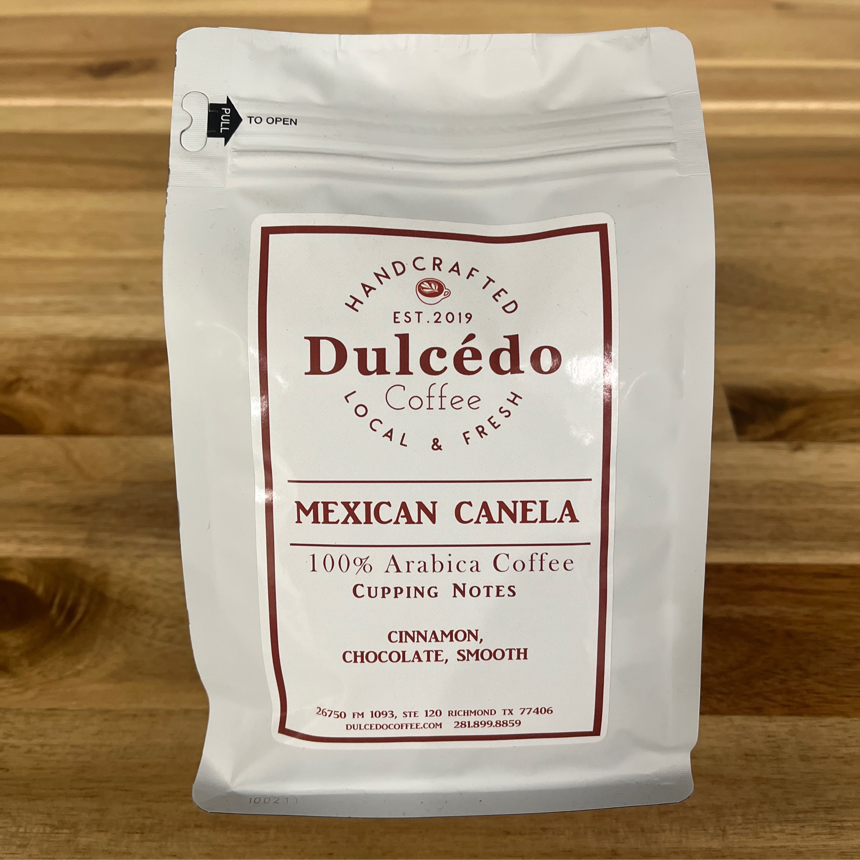 Coffee Retail Bag: Mexican Canela