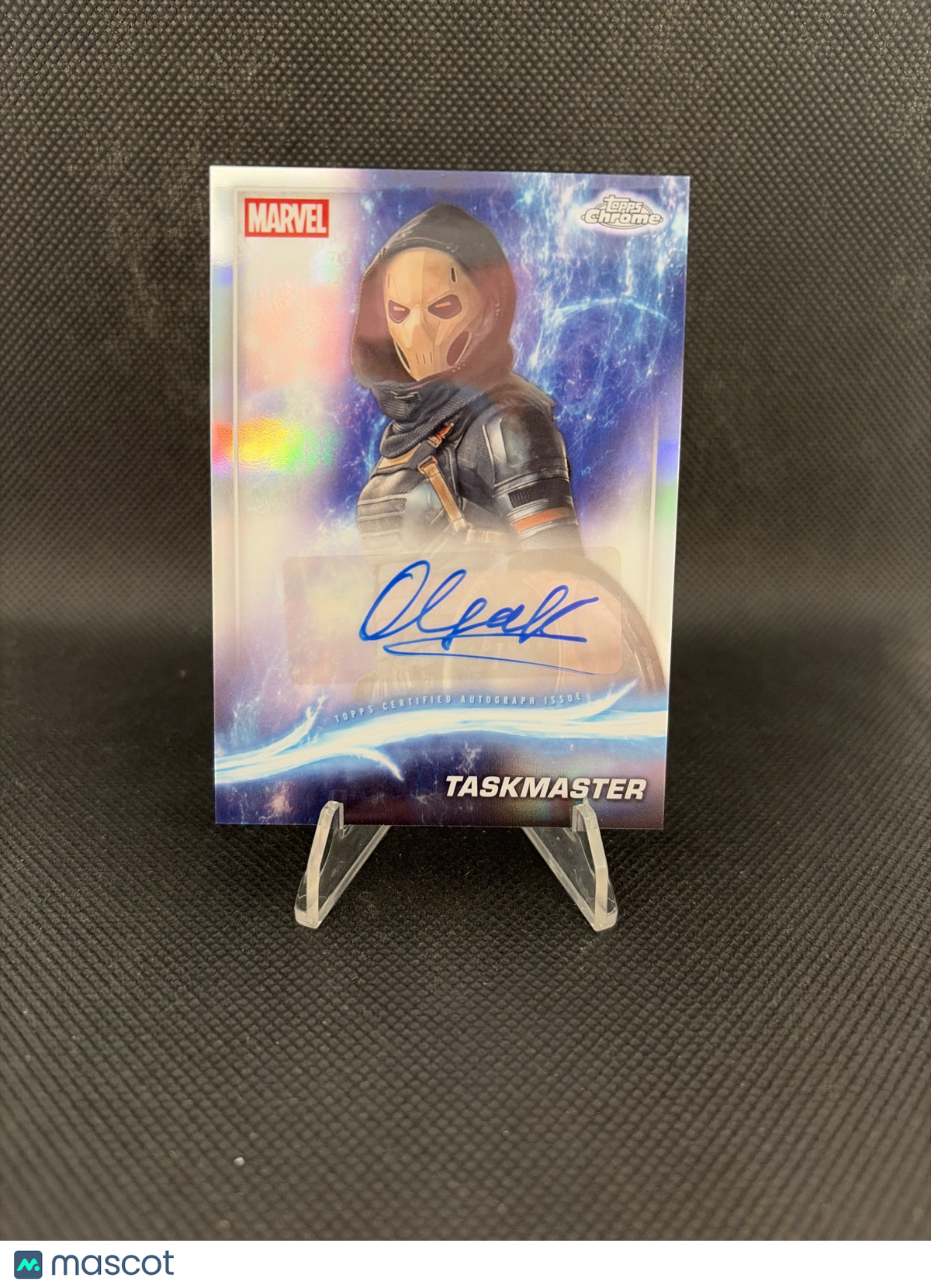 2025 Topps Marvel Studios Chrome Olga Kurylenko as Taskmaster Refractor Auto