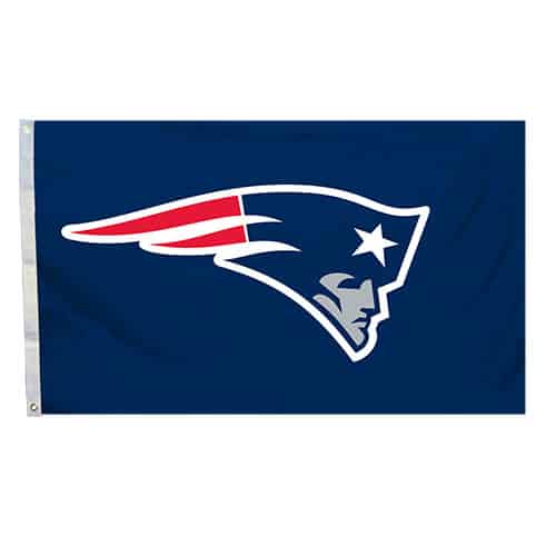 New England Patriots Navy Blue Flag 3x5'