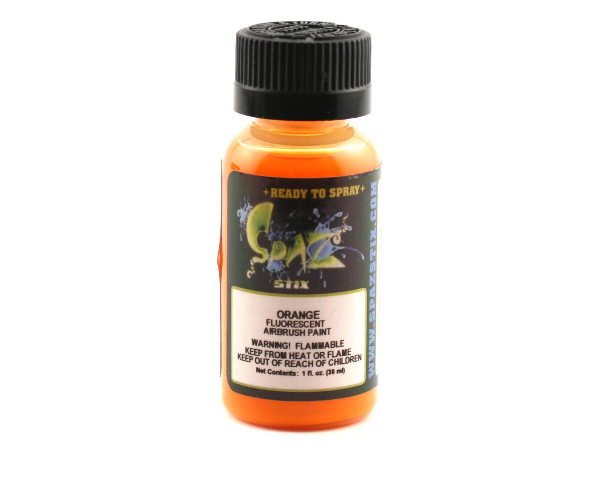 Orange Fluorescent Airbrush Paint 2oz 02200