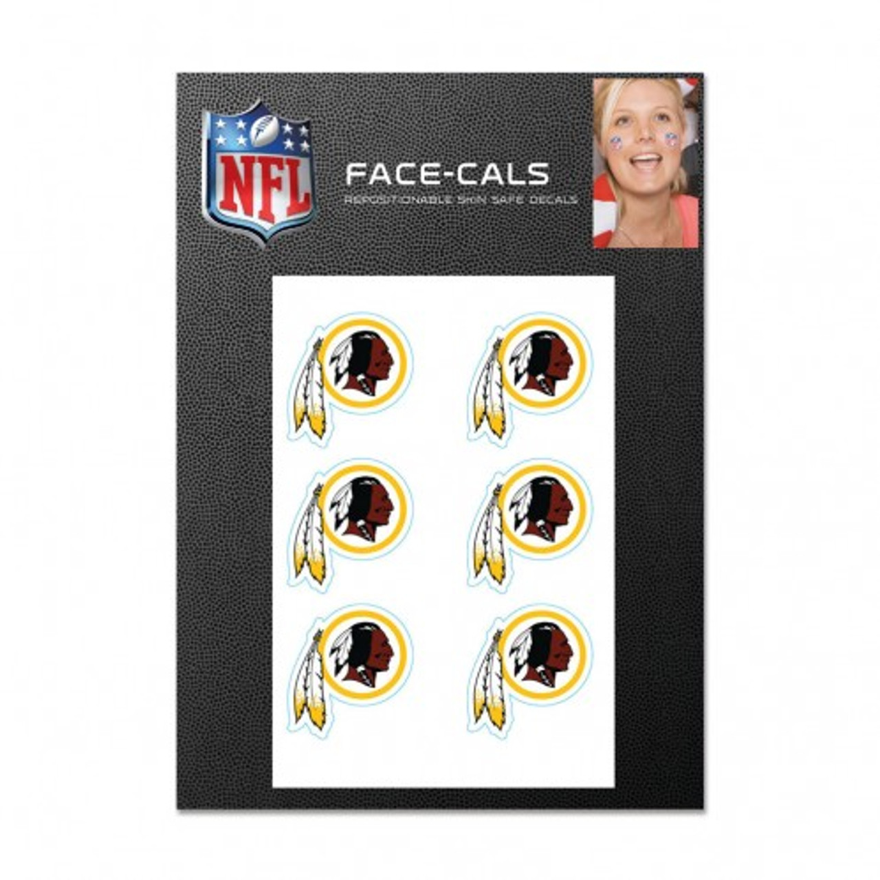 Washington Redskins Face Cal Tattoos