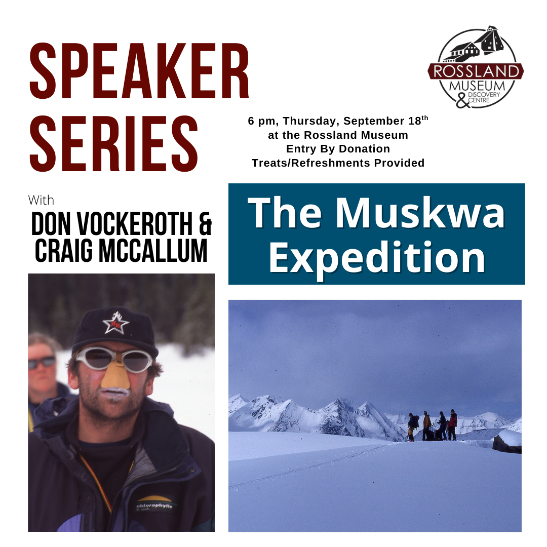 September Speaker Series with Don Vockeroth & Craig McCallum: The Muskwa Expedition