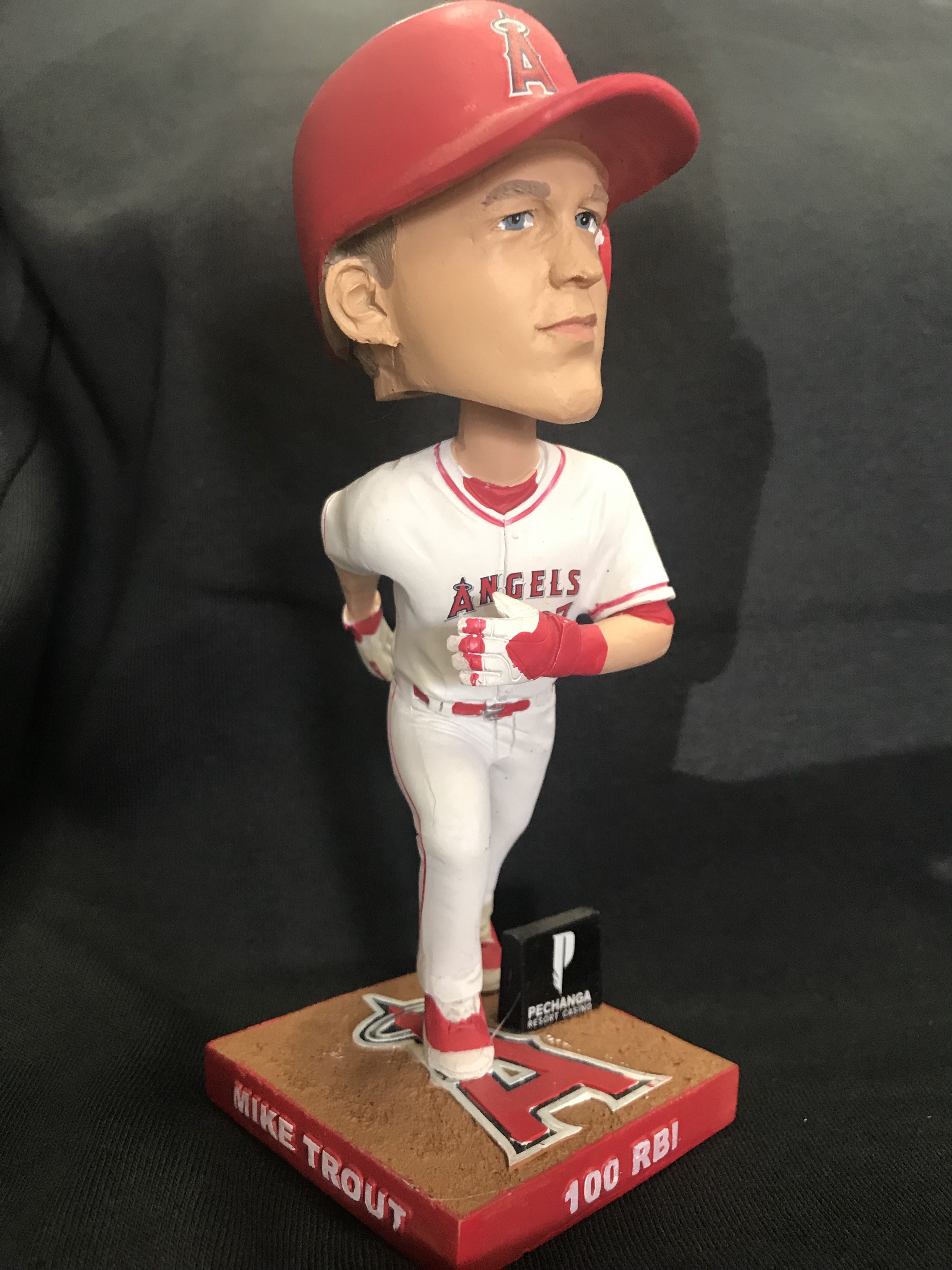 Los Angeles Angels Mike Trout 2016 MVP Running Bobblehead