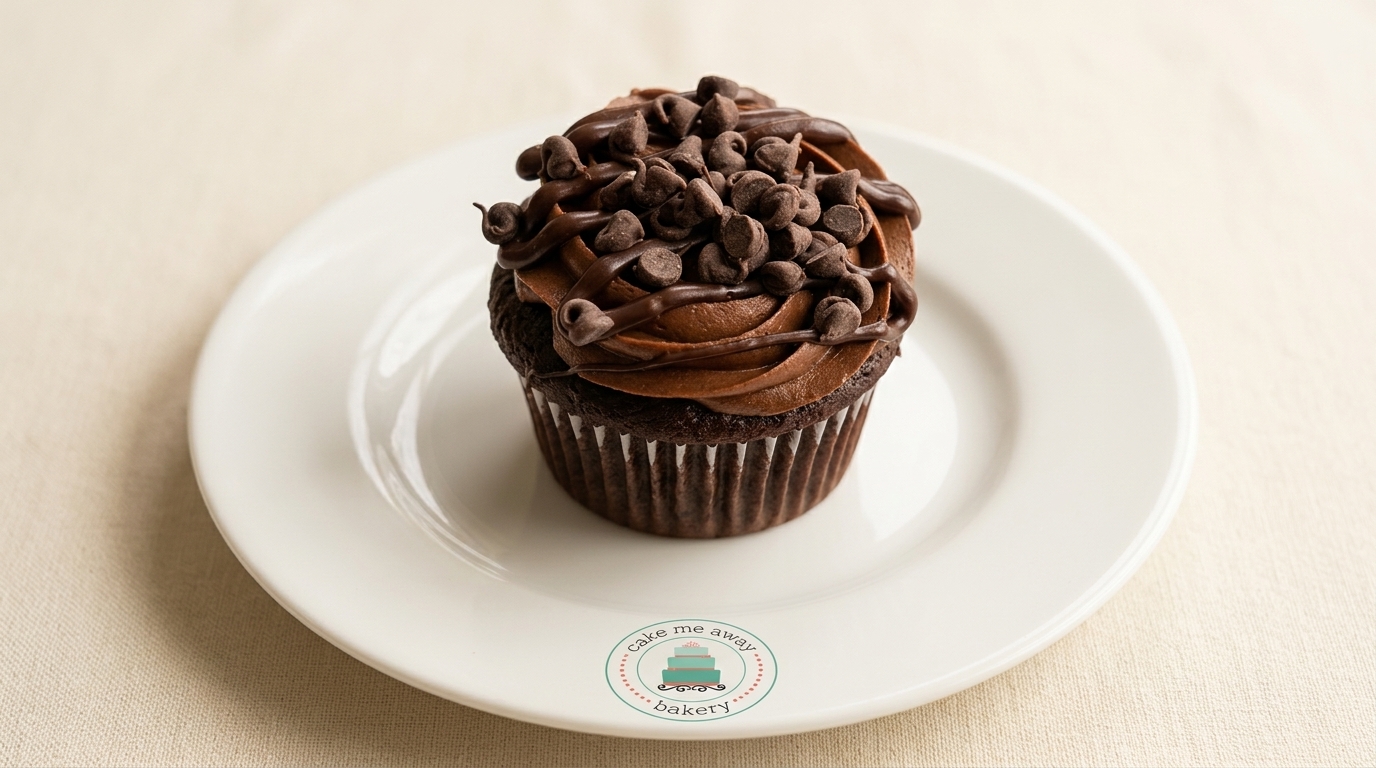 Single Triple Chocolate Cupcake